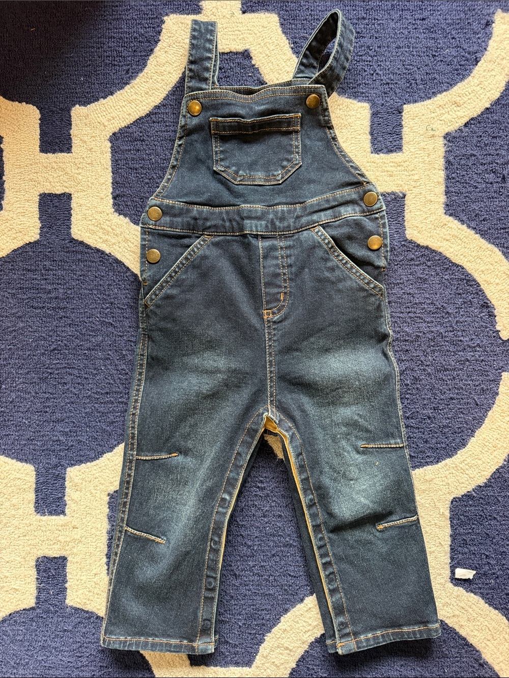 Hanna Andersson Indigo Denim Kids Overalls